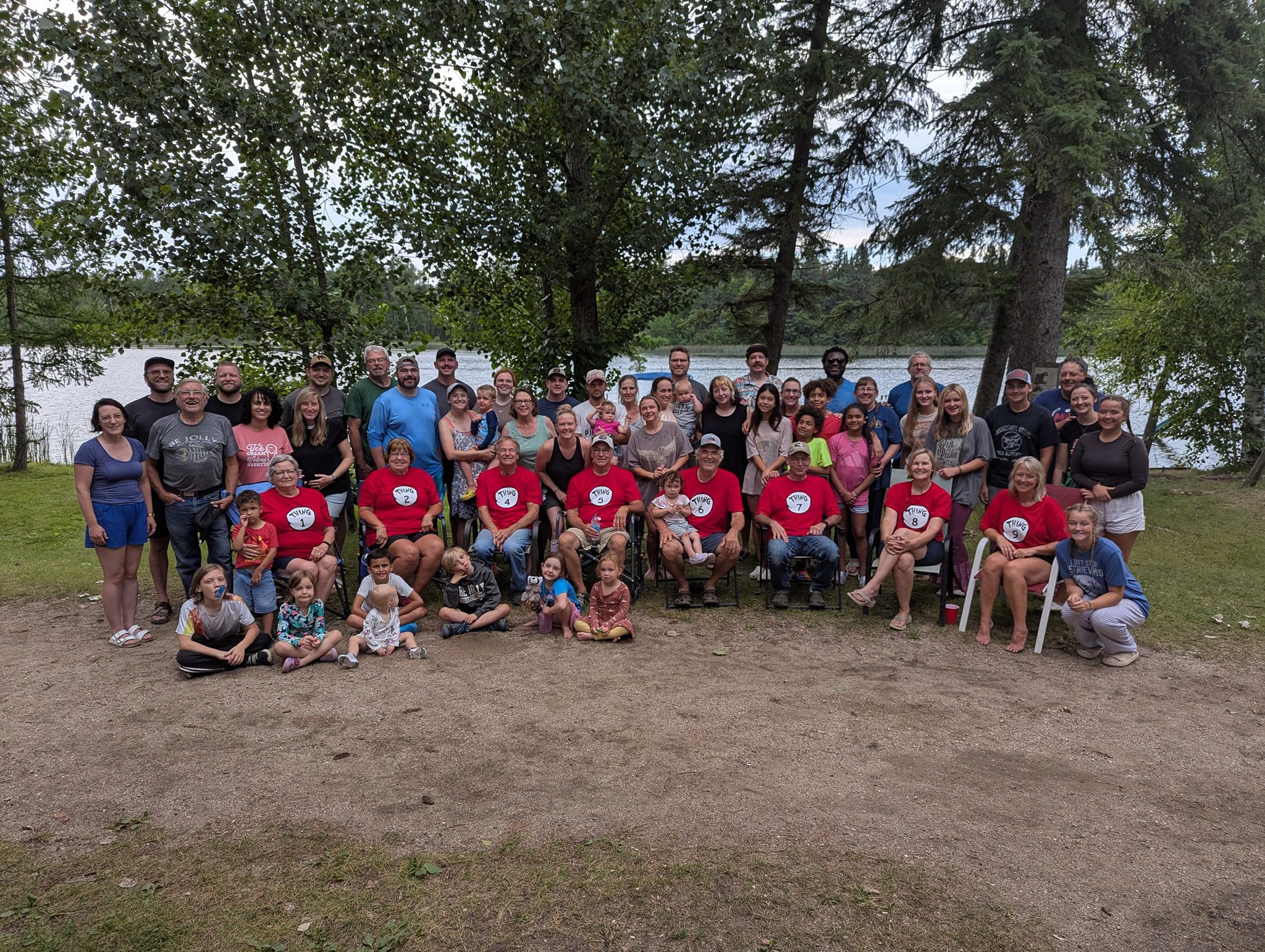 Family reunion group photo