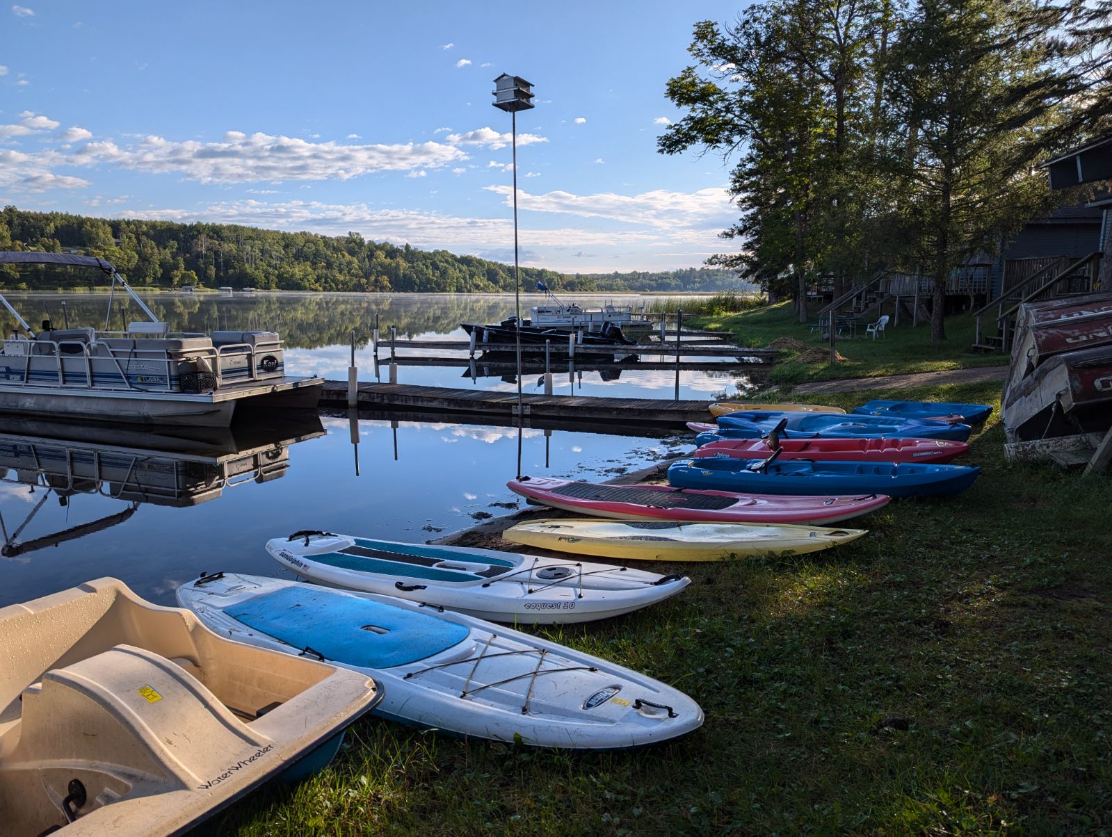 All of the fun water recreation that is free to the guests