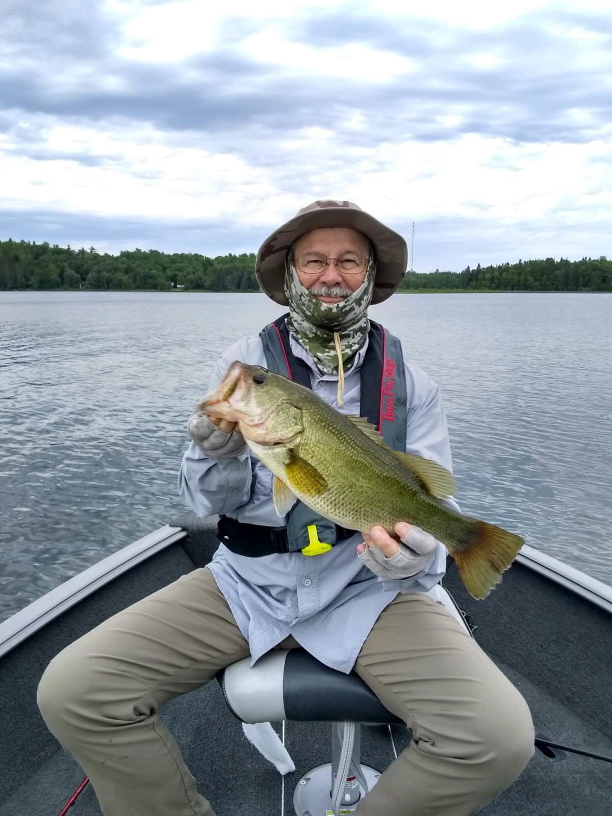 Jeff with a nice Largemouth Bass